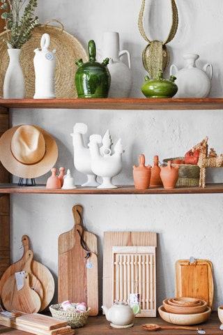 IBERIAN CRAFTS     Ceramic plates mohair scarves enamel coffee pots and herbscented soaps are just a few of the things...